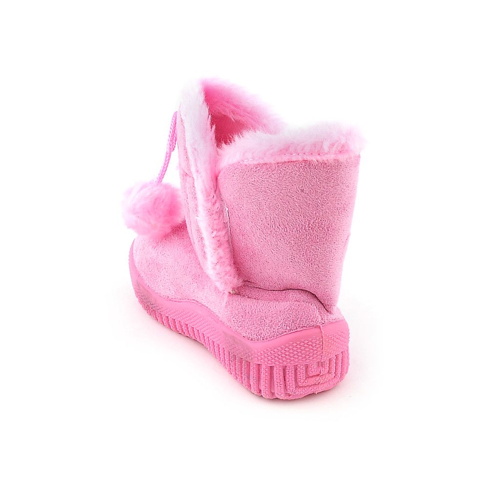 ALI WHOLESALE Infant Fur Ball Boots 77361 Shiekh