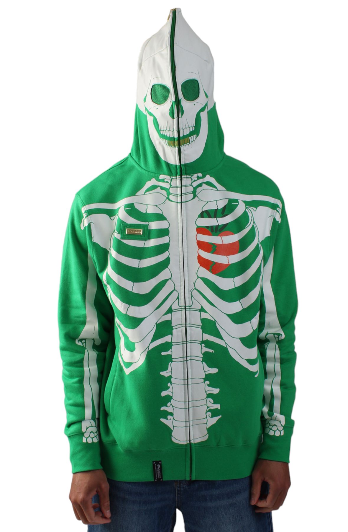 LRG CARROTS X DEAD SERIOUS ZIP HOODIE L36MMJHXXGRN - Shiekh