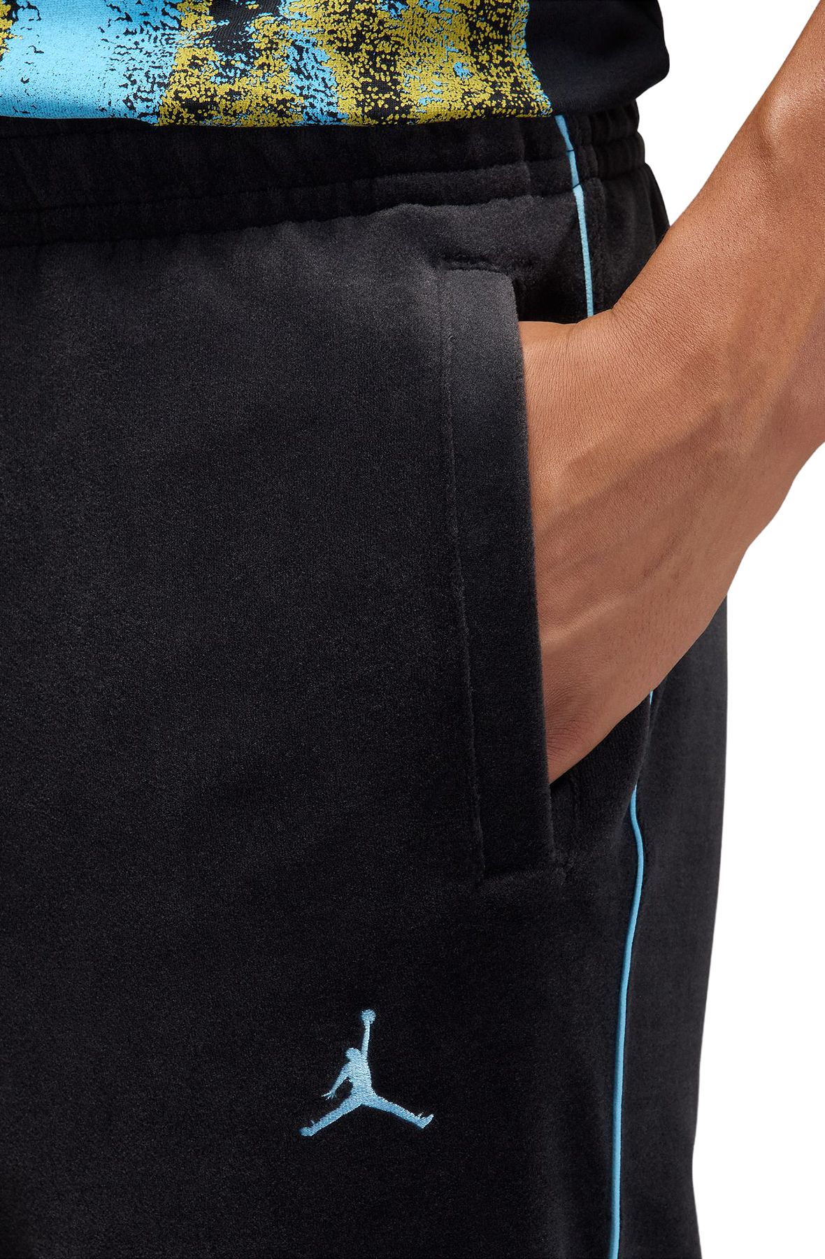 JORDAN Brooklyn Velour Track Pants HV1872 011 - Shiekh