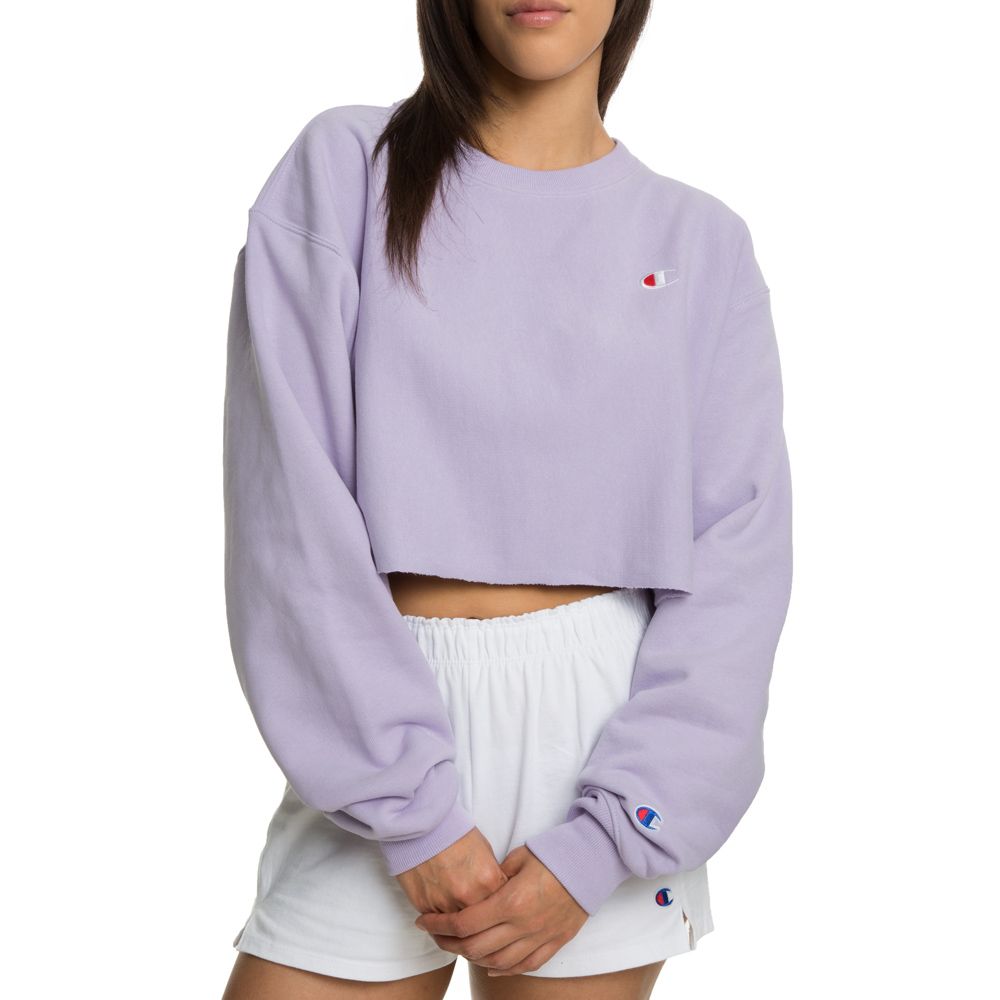 champion reverse weave cropped crew