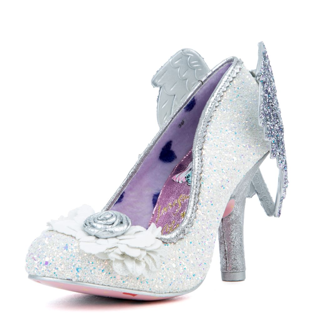 IRREGULAR CHOICE Irregular Choice Icarus Women's Light Blue/White High ...