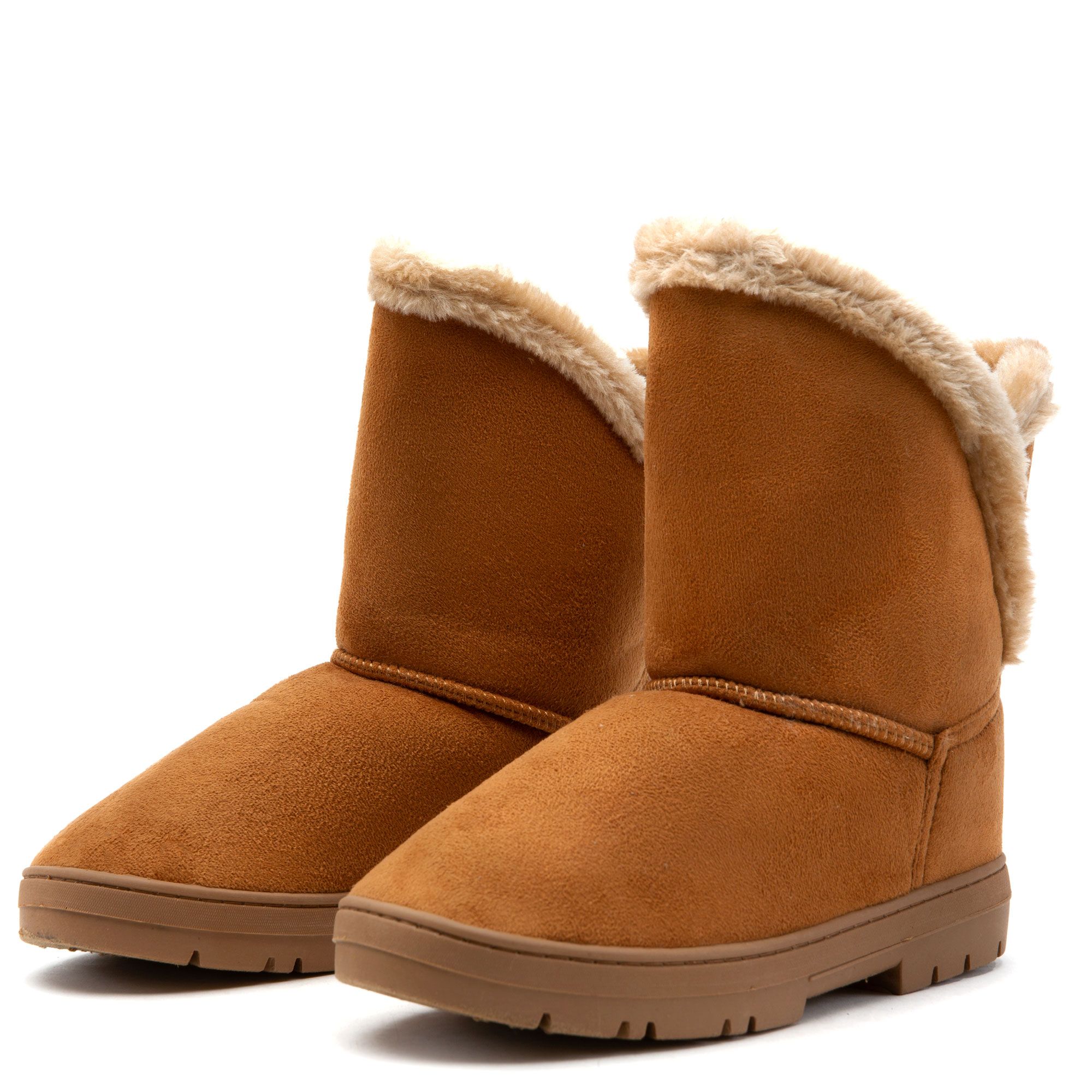 LILIANA Daizy-1 Flat Fur Boots DAIZY-1-CHES - Shiekh