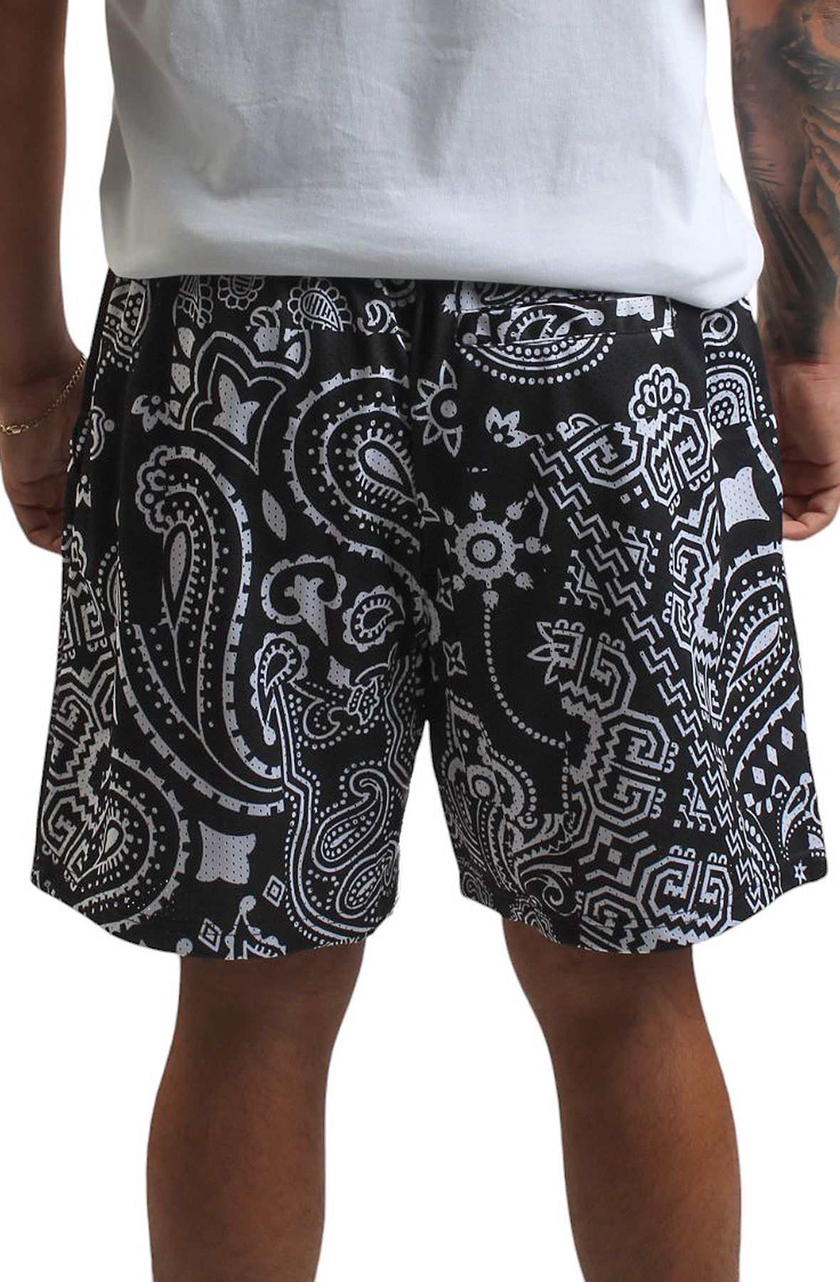FBRK Paisley V2 Mesh Short 941-923BLK - Shiekh