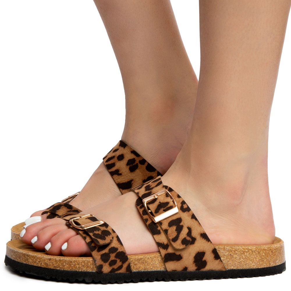 gian-86 sandals leopard