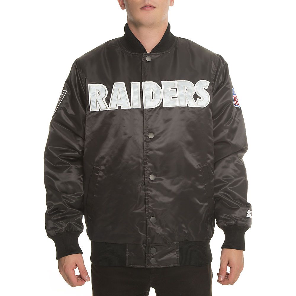 STARTER BLACK LABEL Men's Oakland Raiders Jacket LA600088 RAD - Shiekh