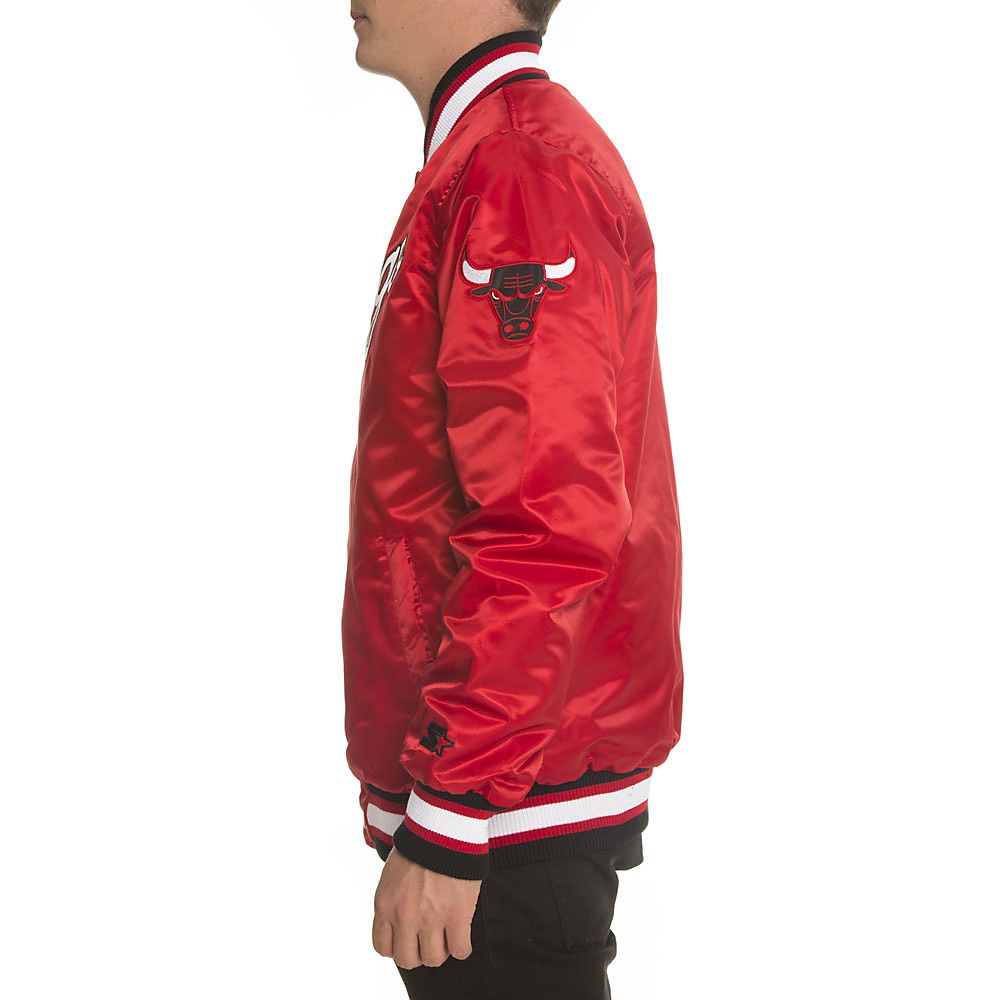 STARTER BLACK LABEL Men's Chicago Bulls Jacket LA640088 CGB STARTER BLACK LABEL Men's Chicago Bulls Jacket LA640088 CGB
