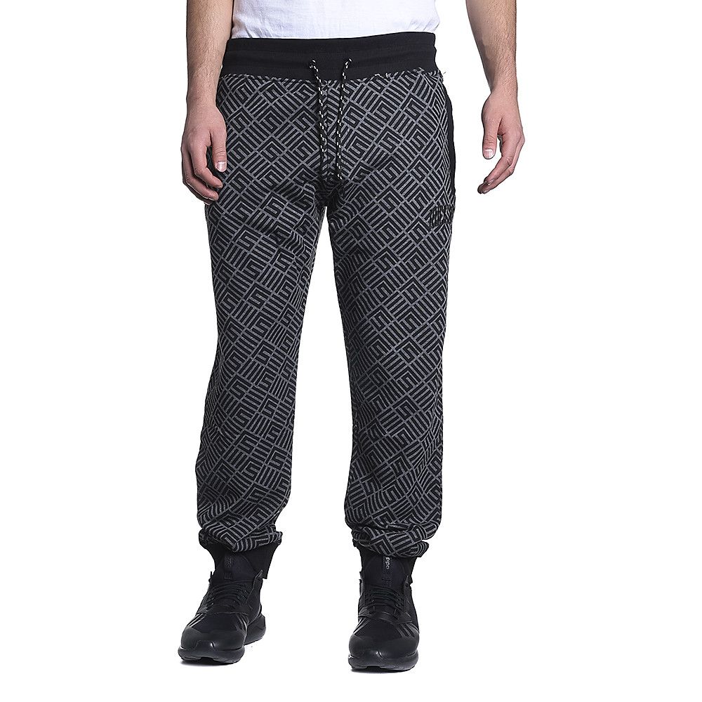 men's black joggers