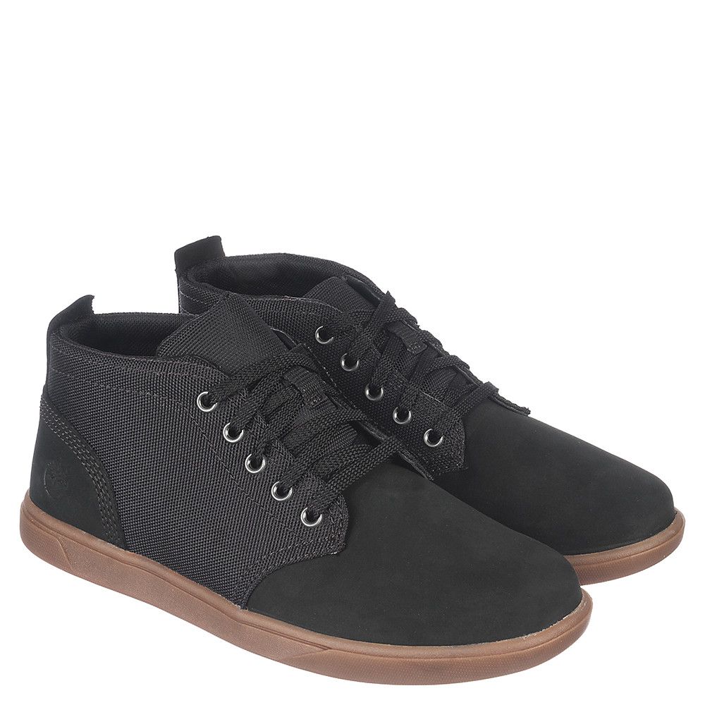 Timberland Groveton Junior S Black Casual Lace Up Sneakers