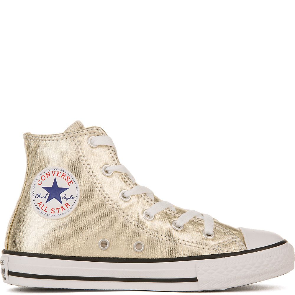 Gold metallic converse kids 2025