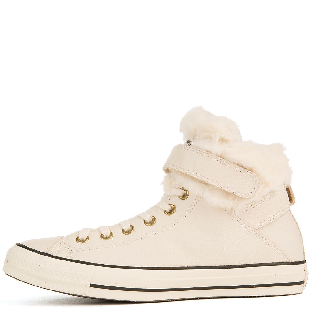 Womens chuck taylor all star velcro sneakers in white & gold hotsell
