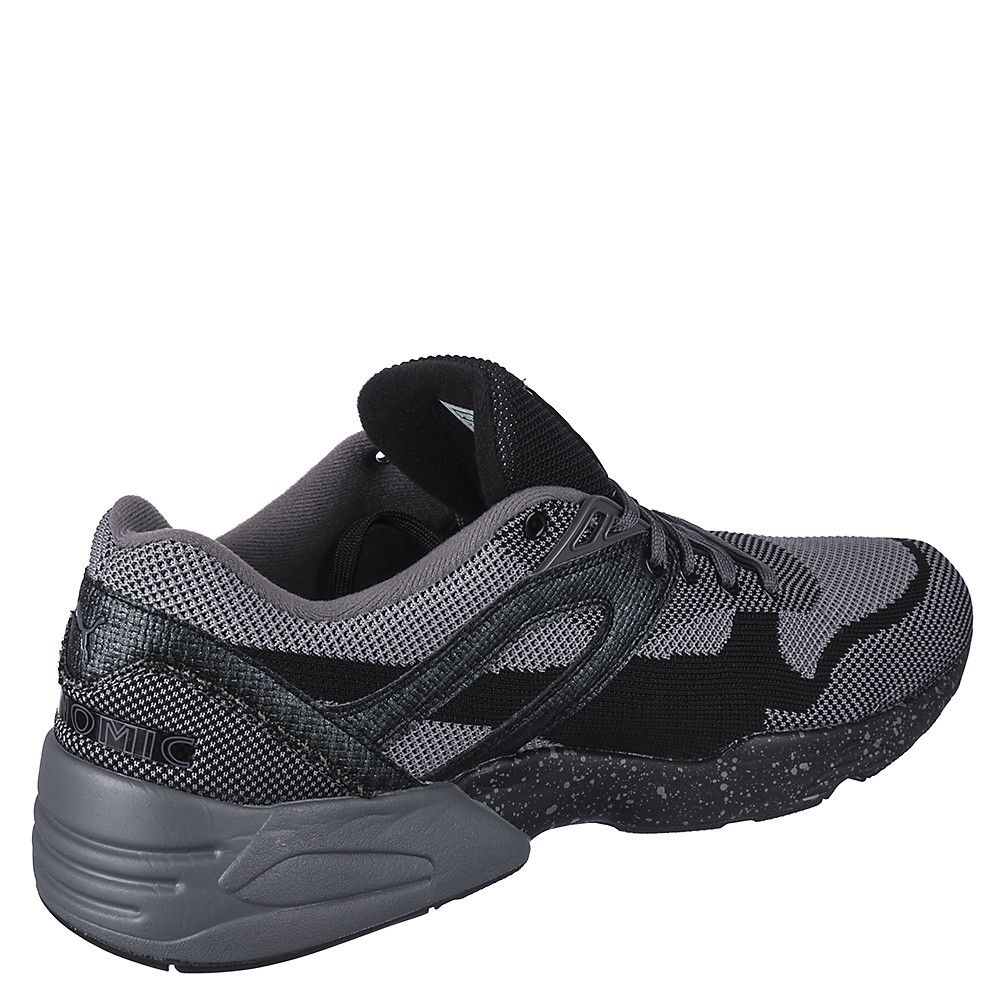 PUMA Men s Casual Lace Up Sneaker R698 Knit Mesh Splatter 36100402 Shiekh