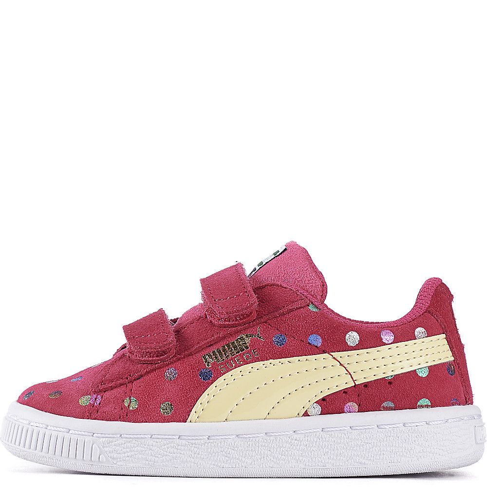 PUMA Toddler Suede Dotfetti Velcro Sneaker 35981803 Shiekh