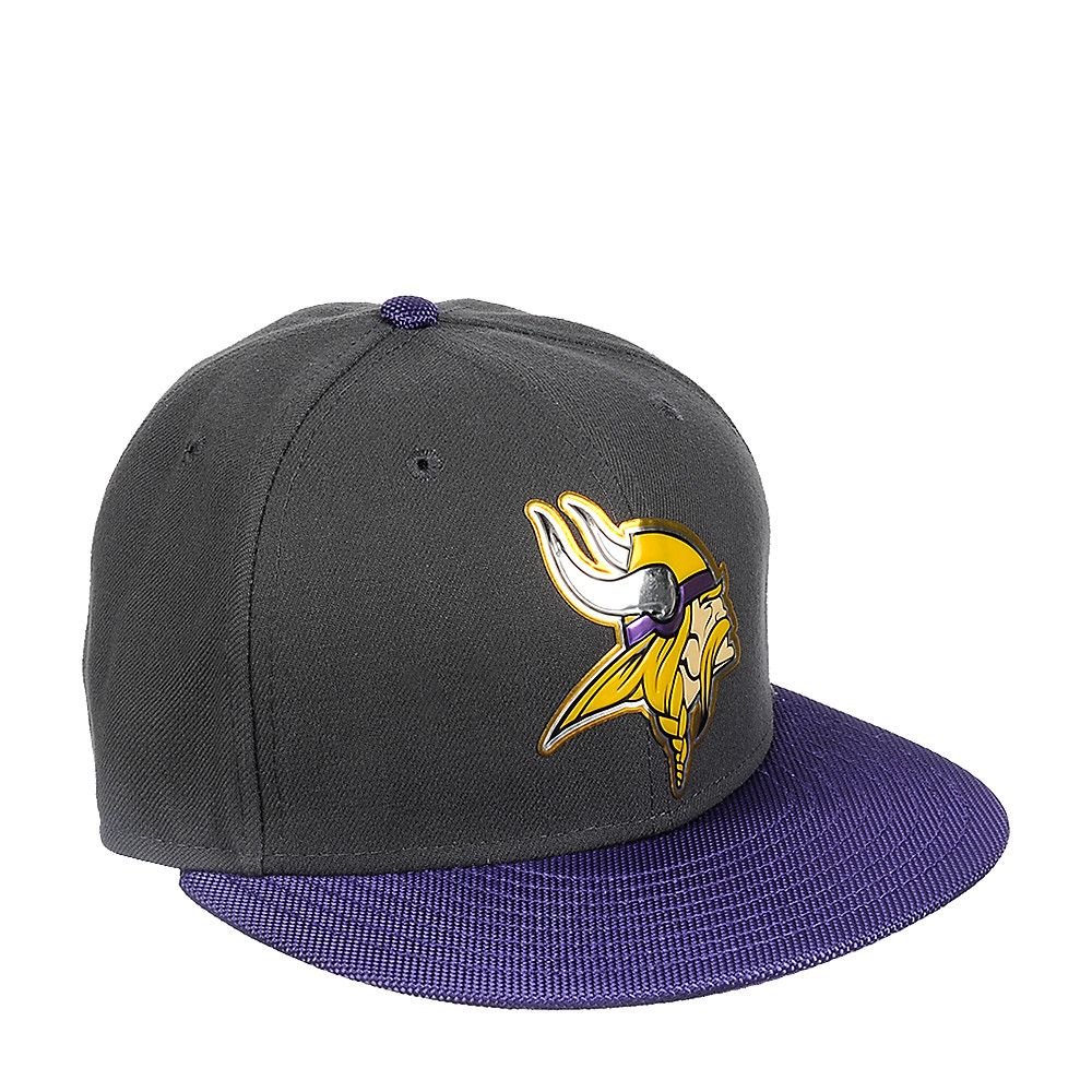 NEW ERA CAPS Minnesota Vikings Grey Fitted Cap 11186589 Shiekh