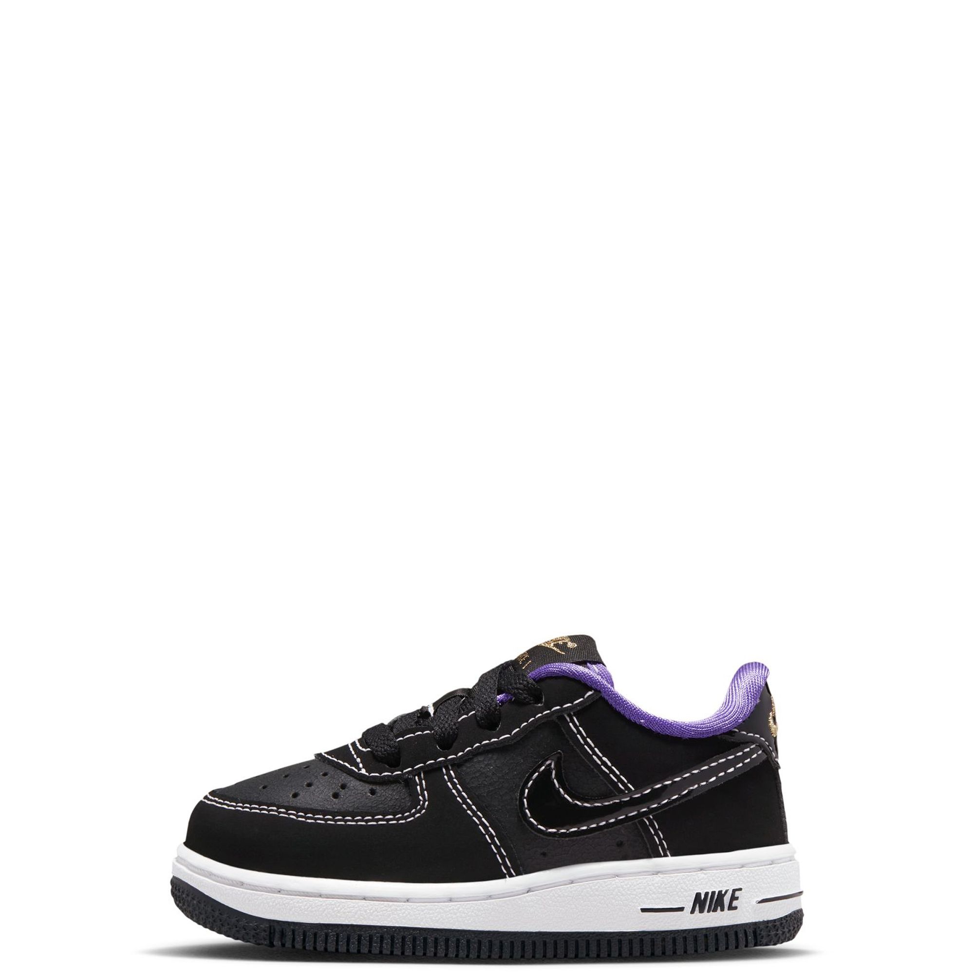 Nike Air Force 1 LV8 Infant Toddler Lifestyle Shoes Black DQ0550