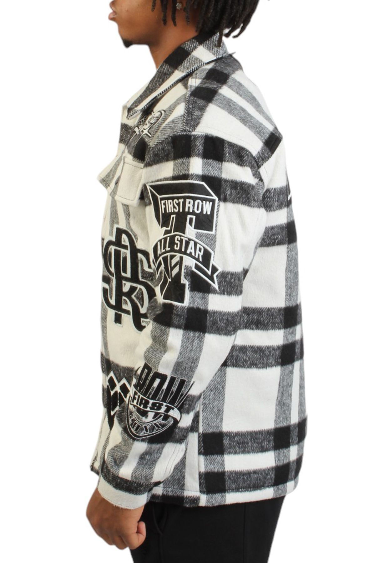 ALL STAR PLAID JACKET FRJ2062 WBK