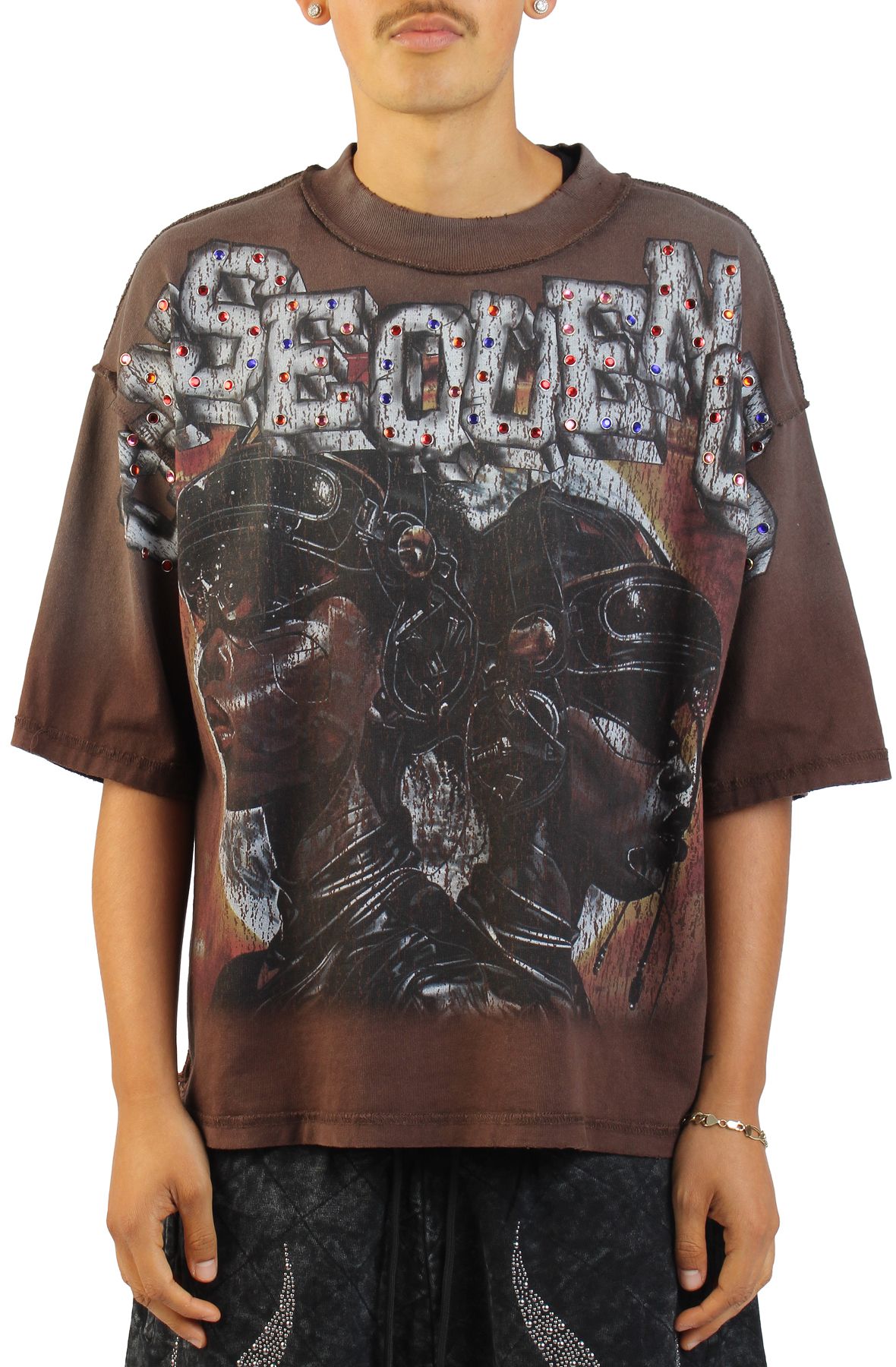 RARE PEACE Consequences V1 T- Shirt RT6008-COFF - Shiekh