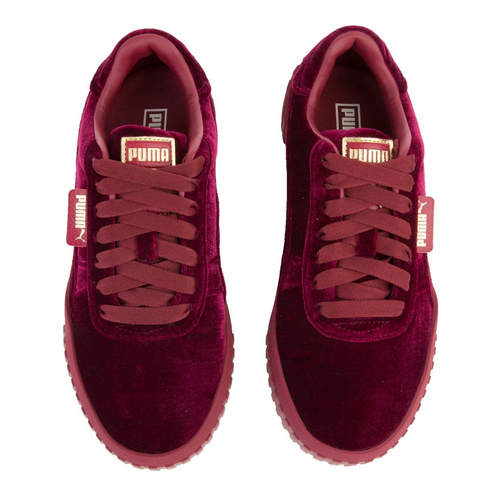 puma cali velvet red