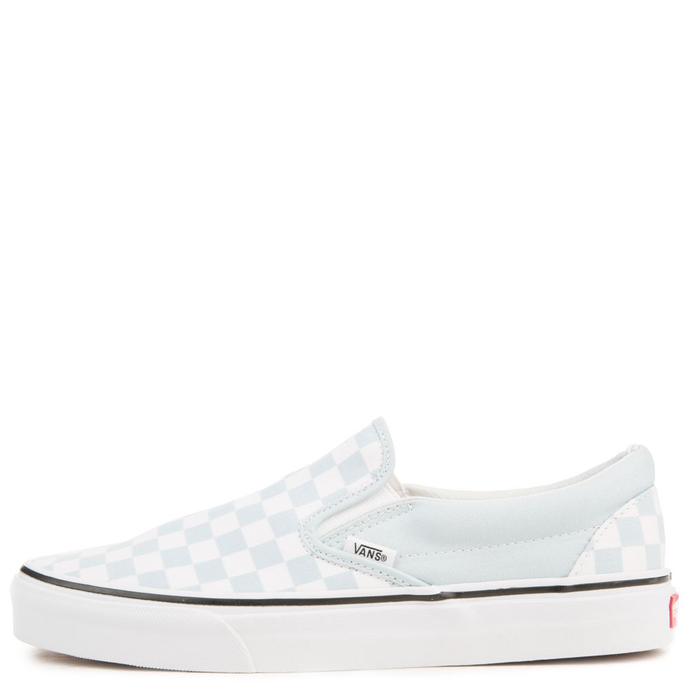 vans grey checkered shoes