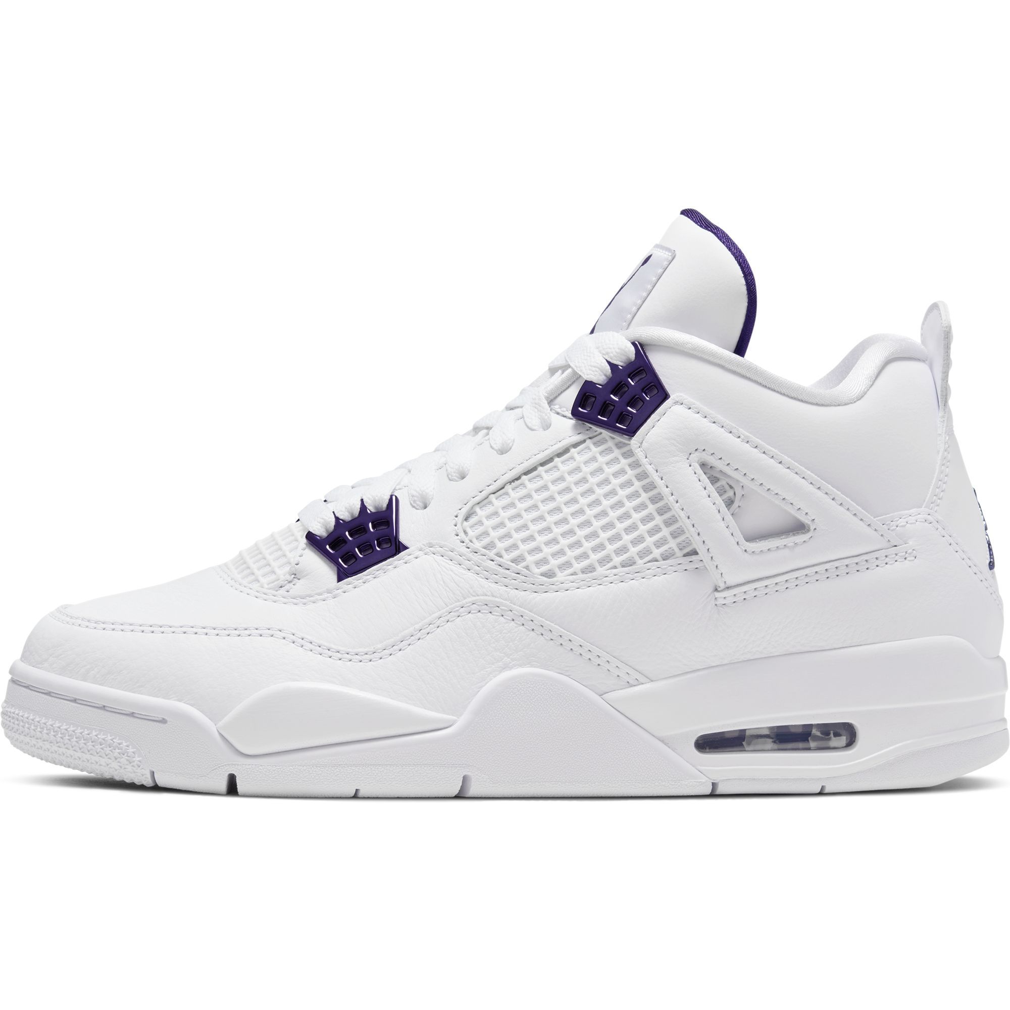 Jordan 4 white and hot sale silver