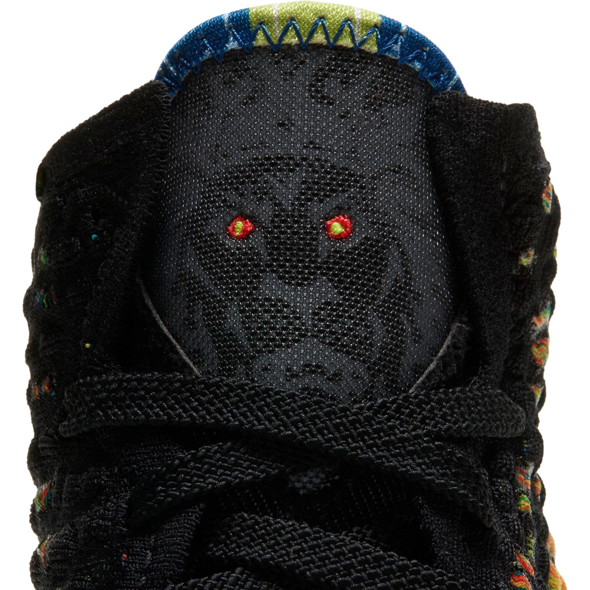 lebron xvii black multicolor