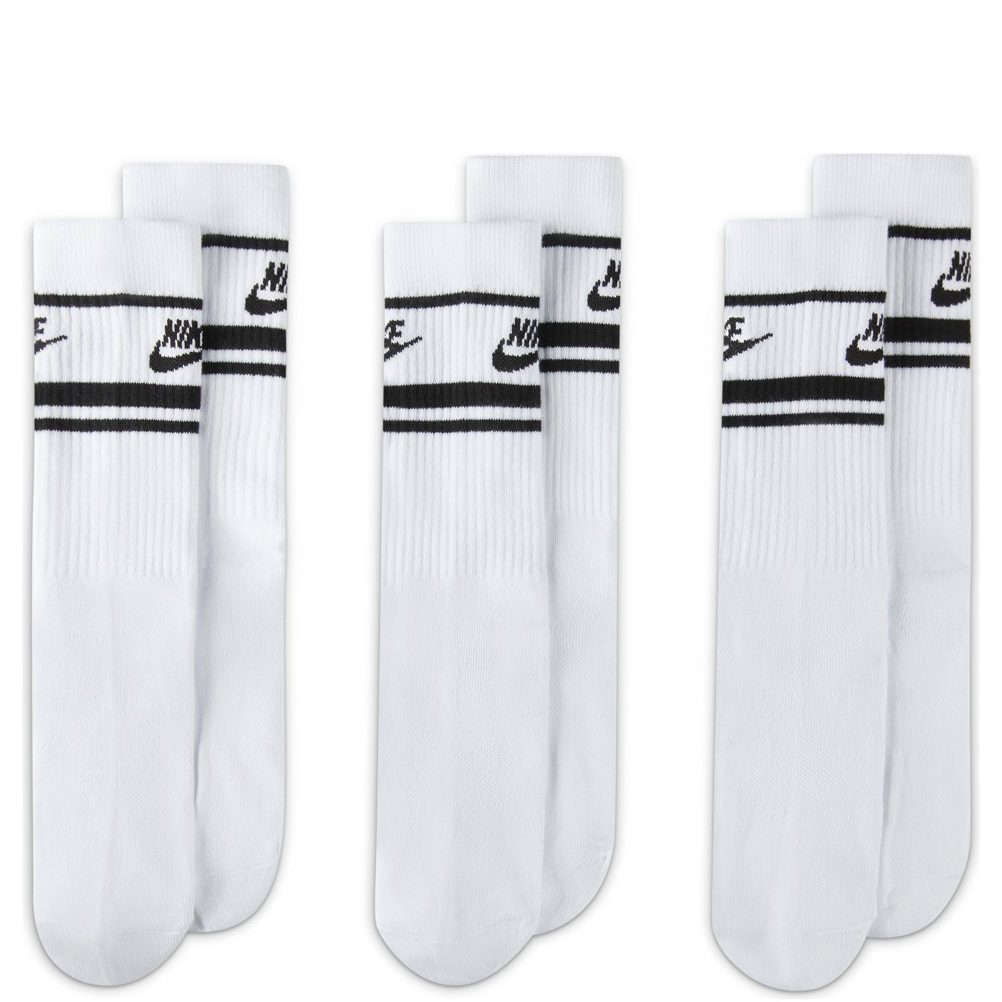 NIKE Sportswear Everyday Essential Crew Socks (3 Pairs) DX5089 103 - Shiekh
