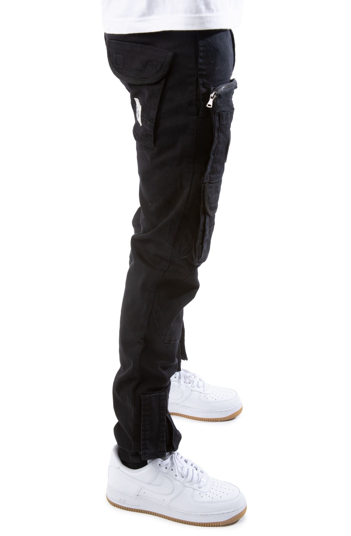 RUNTZ Botanical Cargo Pants 321-36452A-BLK - Shiekh