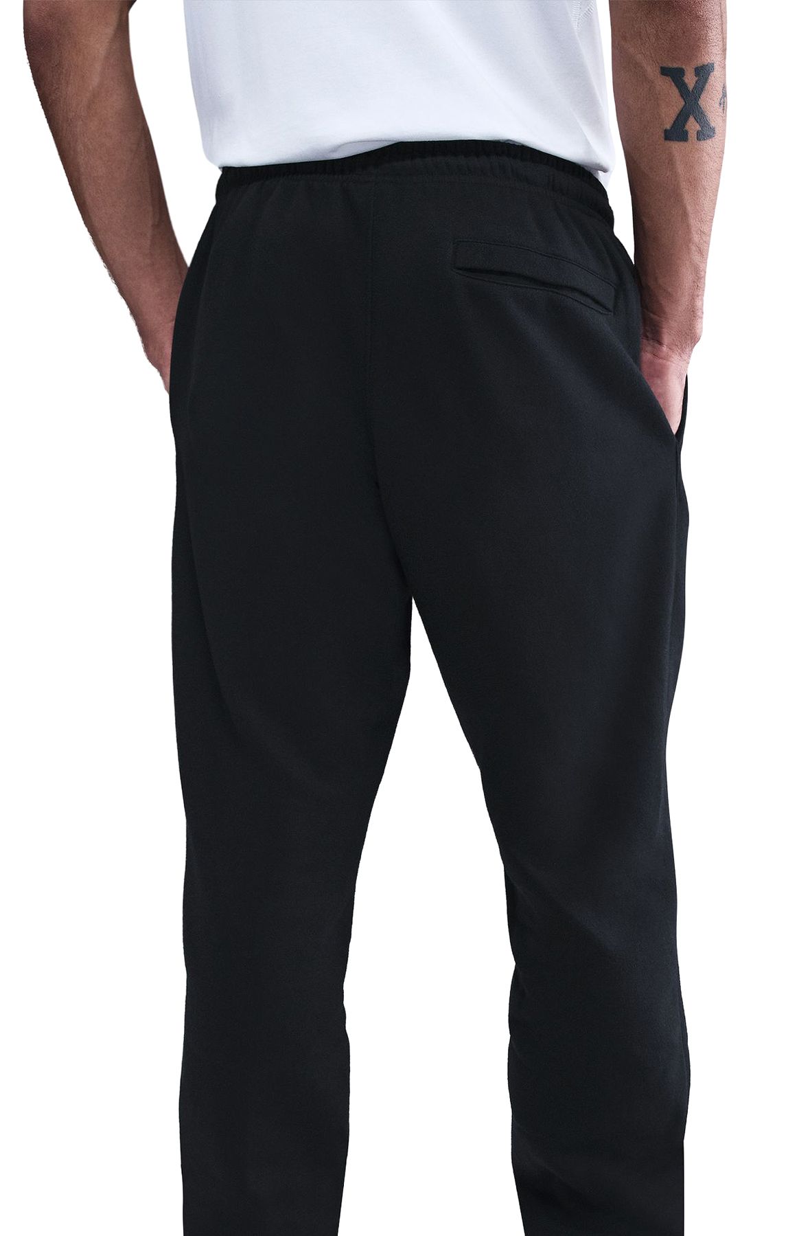 NIKE Cuffed Brushed Fleece Pants FN3808 010 - Shiekh
