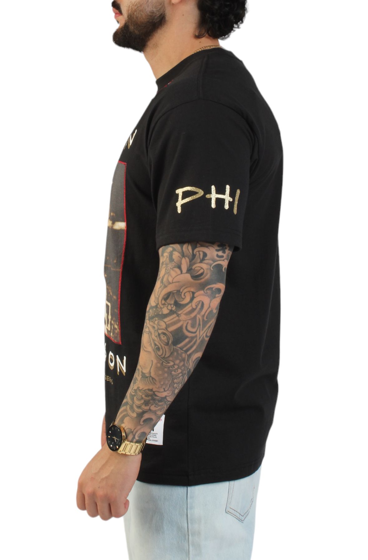 MITCHELL AND NESS Allen Iverson T-Shirt TCRW6611-P76YYAIVBLCK - Shiekh