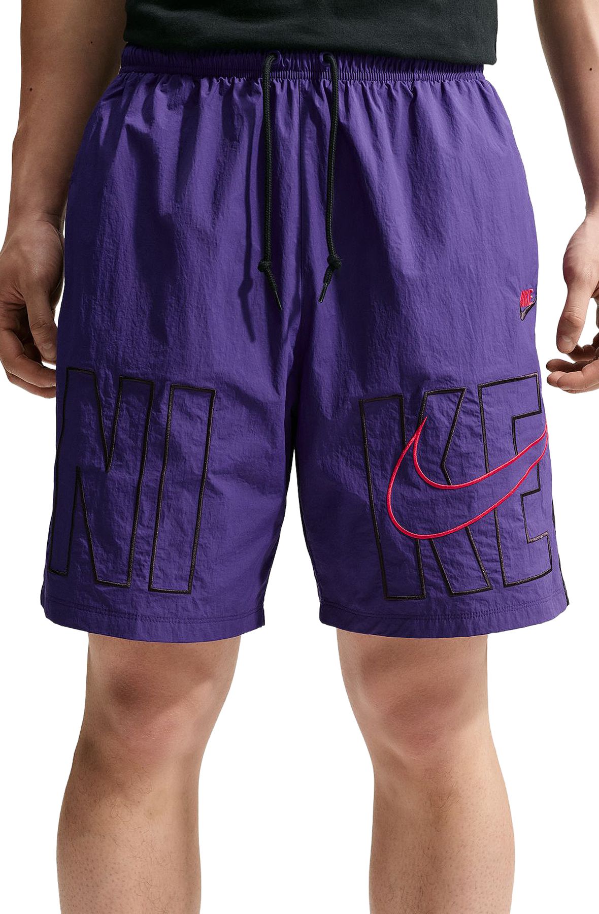パンツ always court shorts black/purple supreme always court short