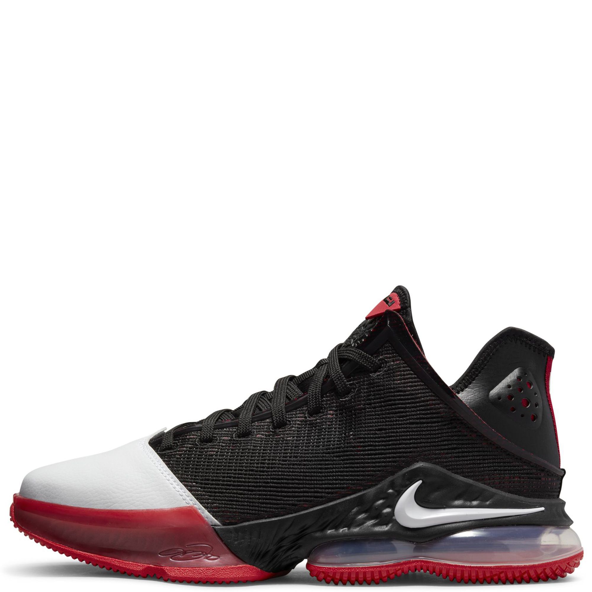 Nike Lebron 19 Low Bred Men's Shoes Black-Red-White dh1270-001