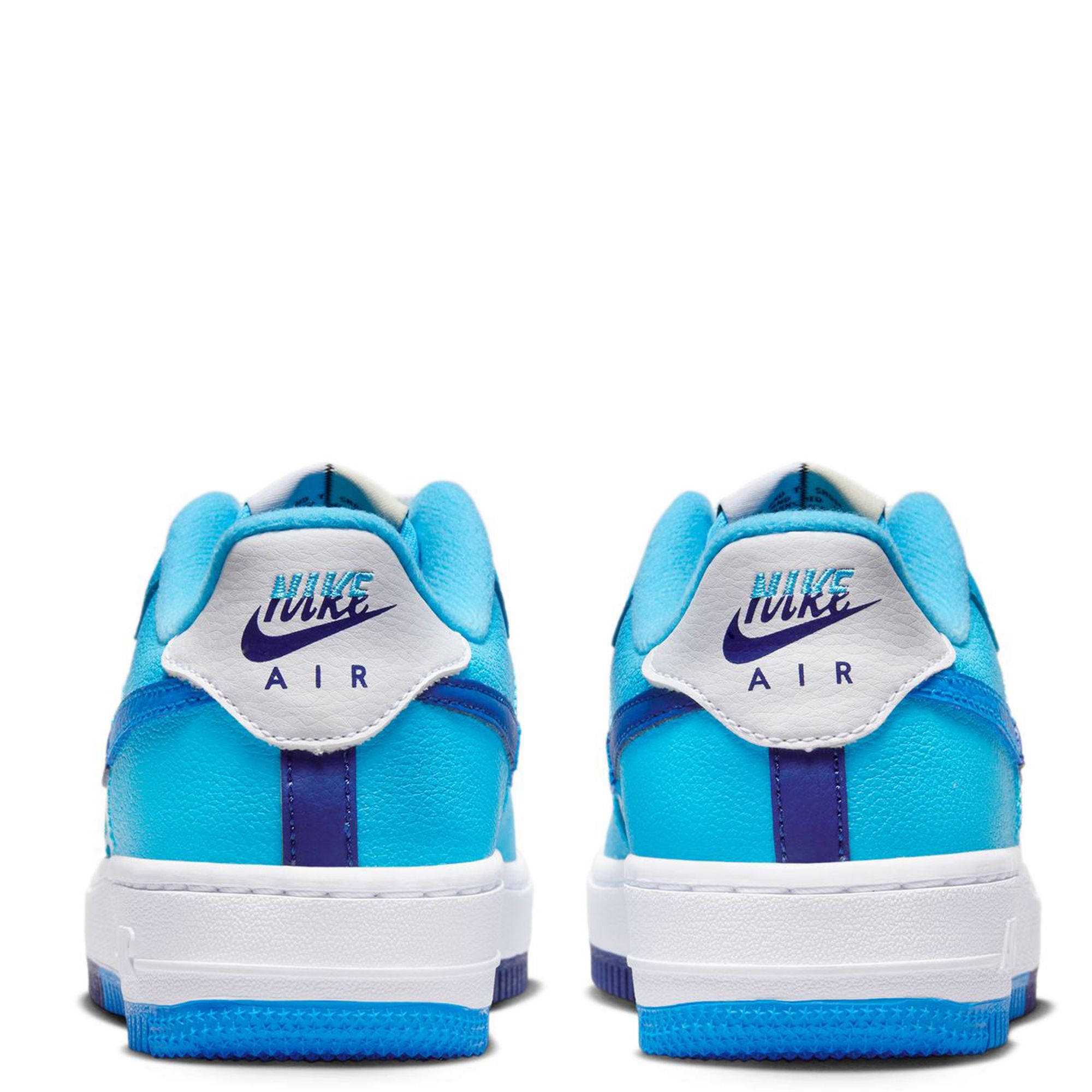 Nike AIR FORCE 1 '07 LV8 Blue/White - WHITE/LT PHOTO BLUE-DEEP ROYAL BLUE