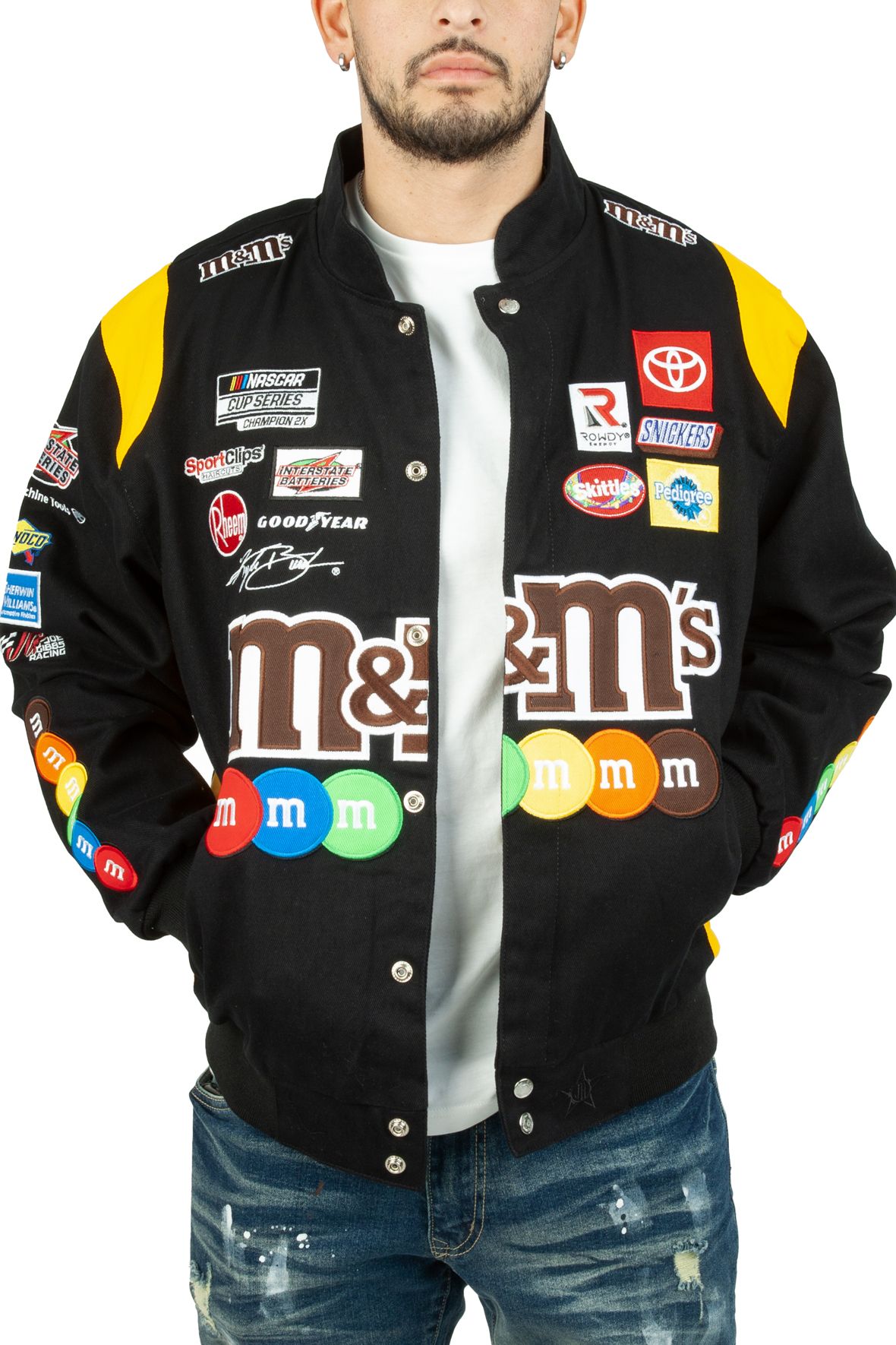 JH DESIGN M&M's Racing Jacket KYB303MM22-BLK - Shiekh