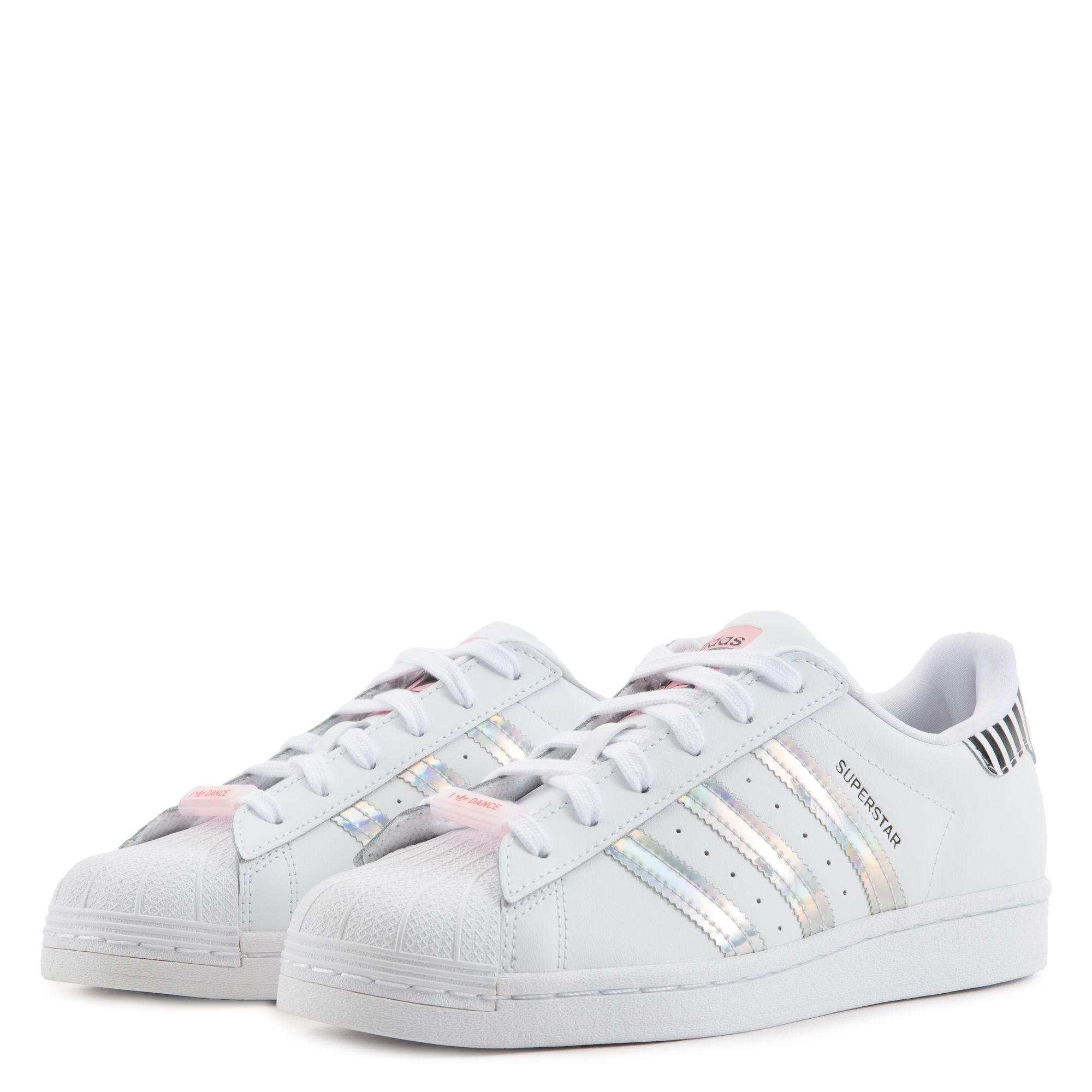 superstar white pink
