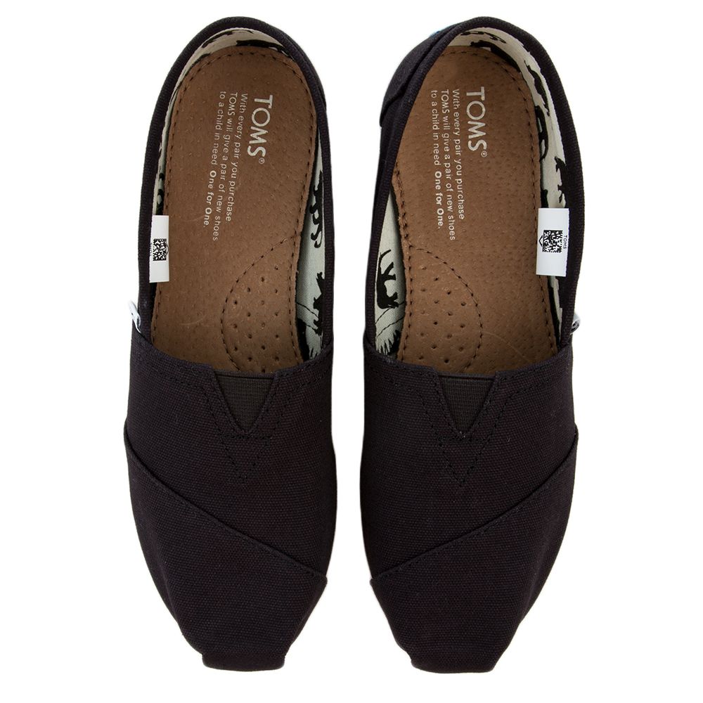 TOMS Toms Classic Canvas Flats 001001B07 BLK - Shiekh