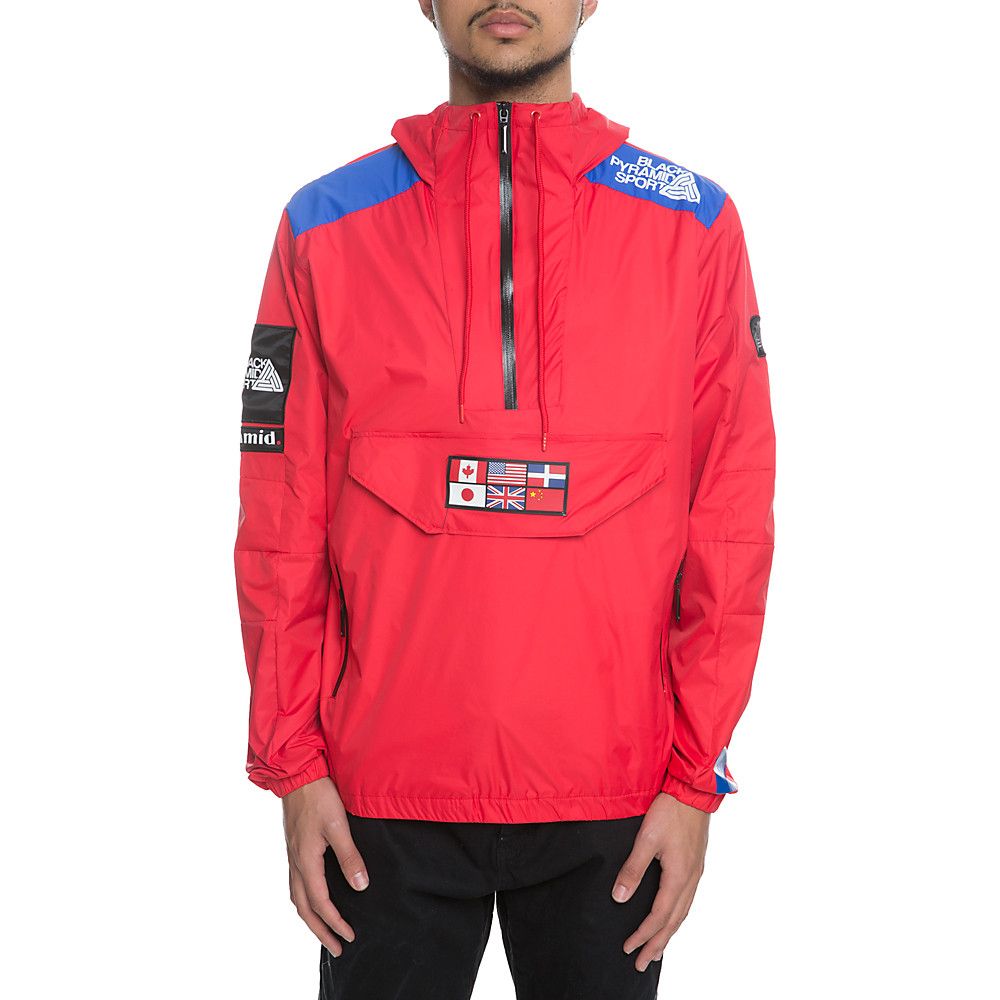 Black pyramid shop red jacket