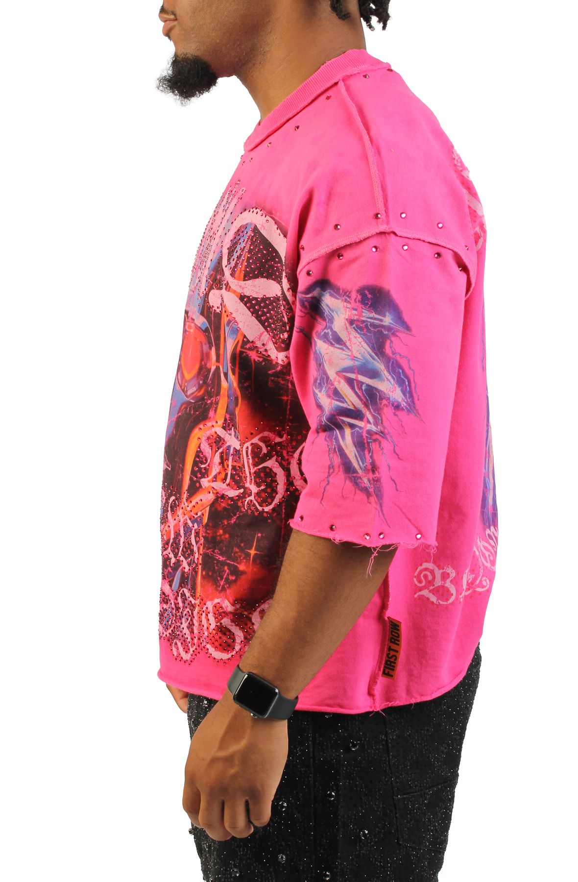FIRST ROW New Paradise Robot T-Shirt FRM1050B-PINK - Shiekh
