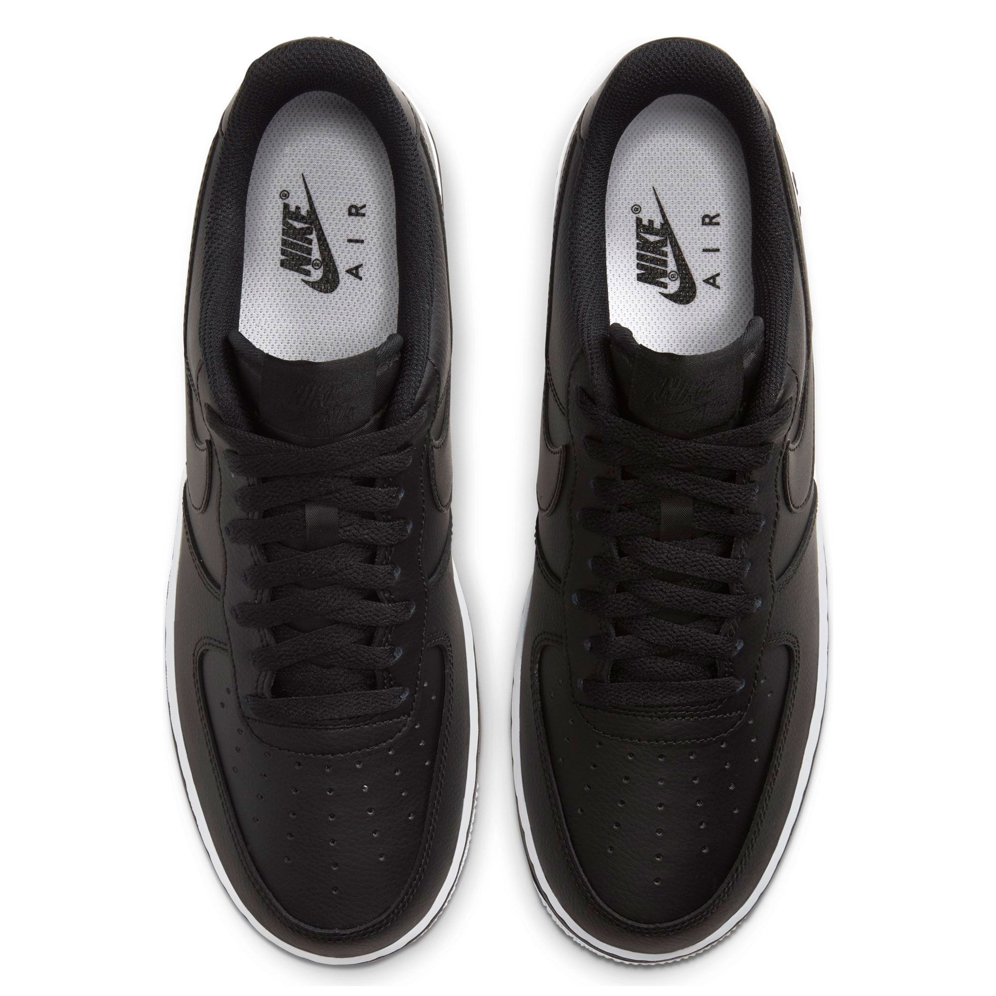 nike air force 1 mens black and white