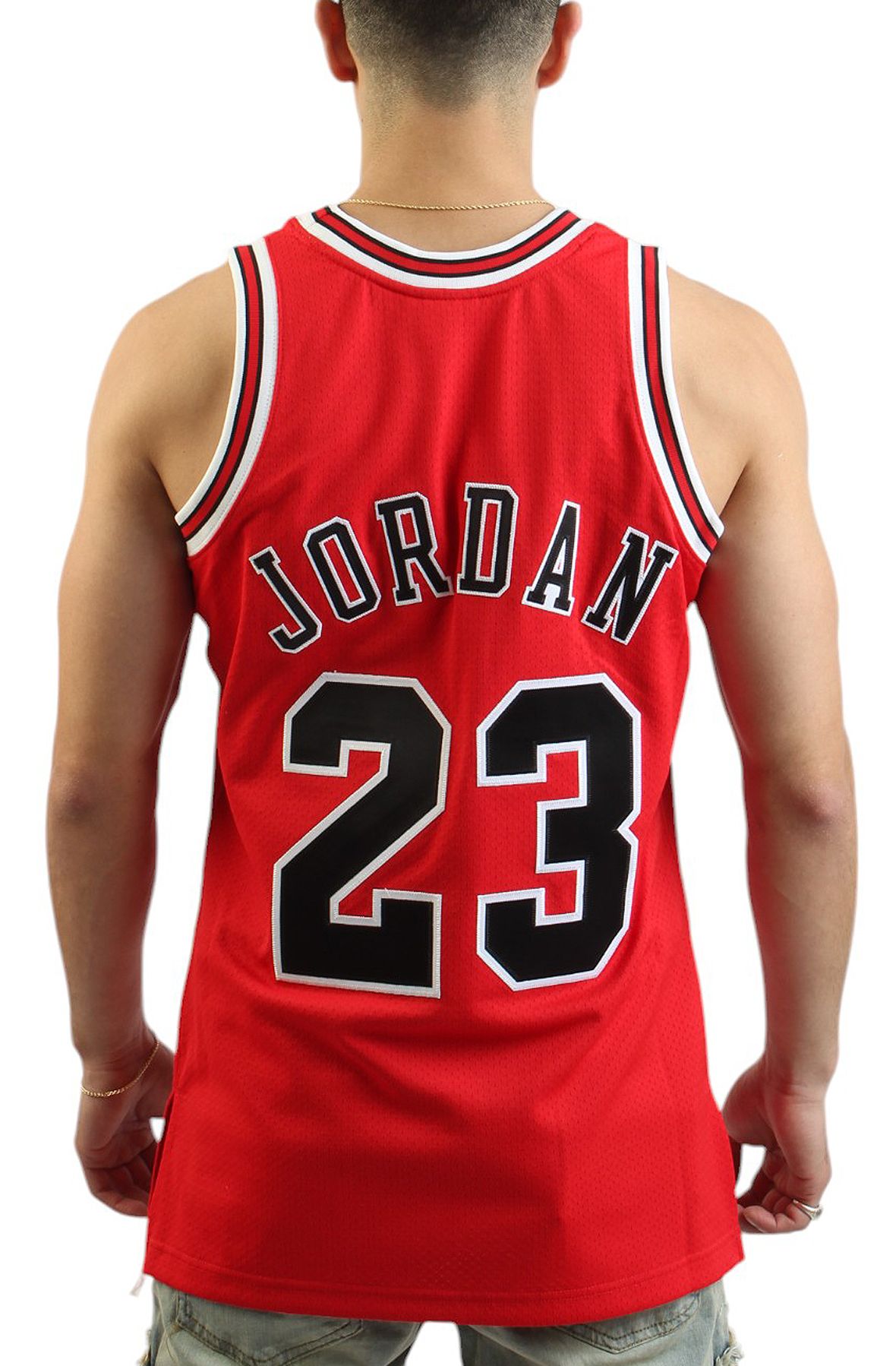 MITCHELL AND NESS NBA DARK JERSEY BULLS 1 JY9792-CBUUNRD - Shiekh