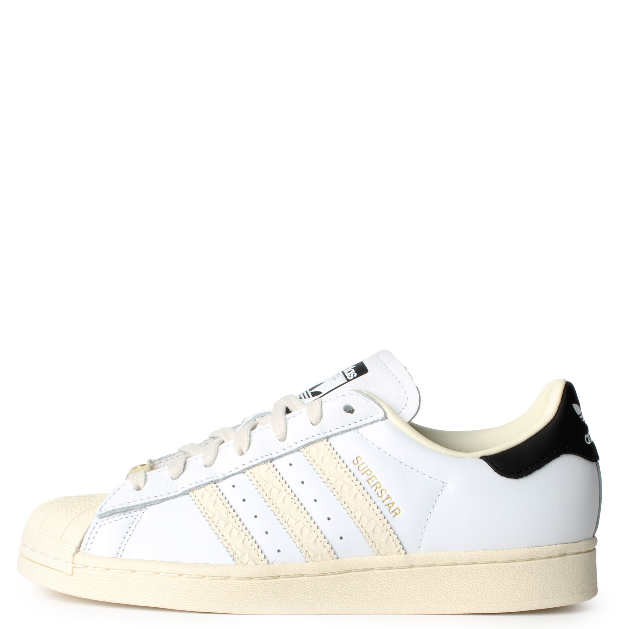 ADIDAS SUPERSTAR SHELL TOE WHITE & BLUE TRAINERS SIZE 5 UK GOLD LOGO  EXCELLENT