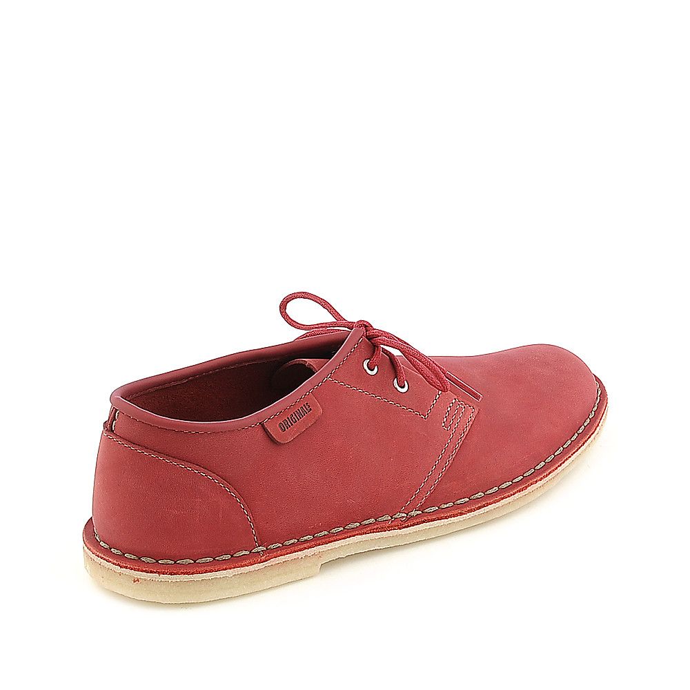 Red clarks shoes for men online