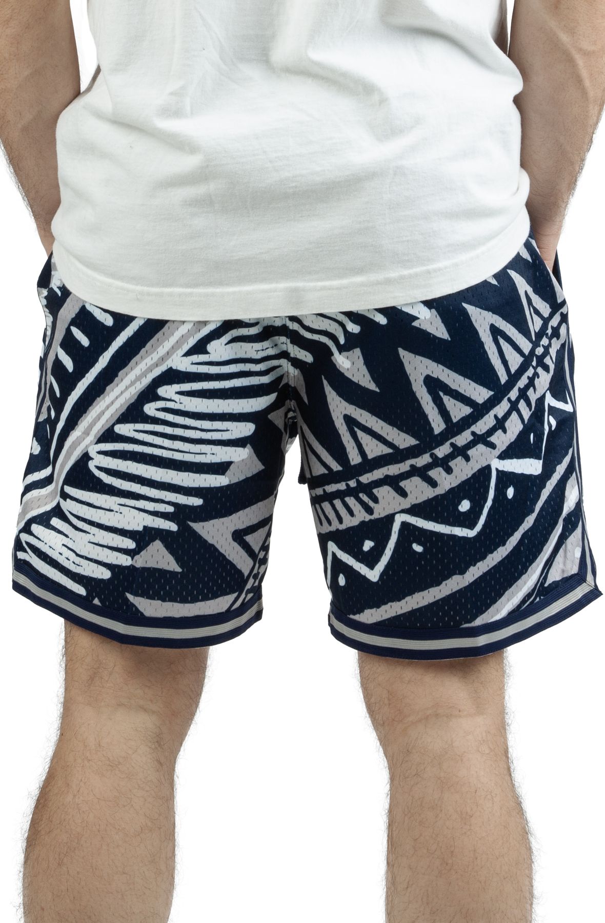 MITCHELL AND NESS NCAA Game Day Georgetown Shorts PSHR5599-GTWYYPPPBLUE - Shiekh