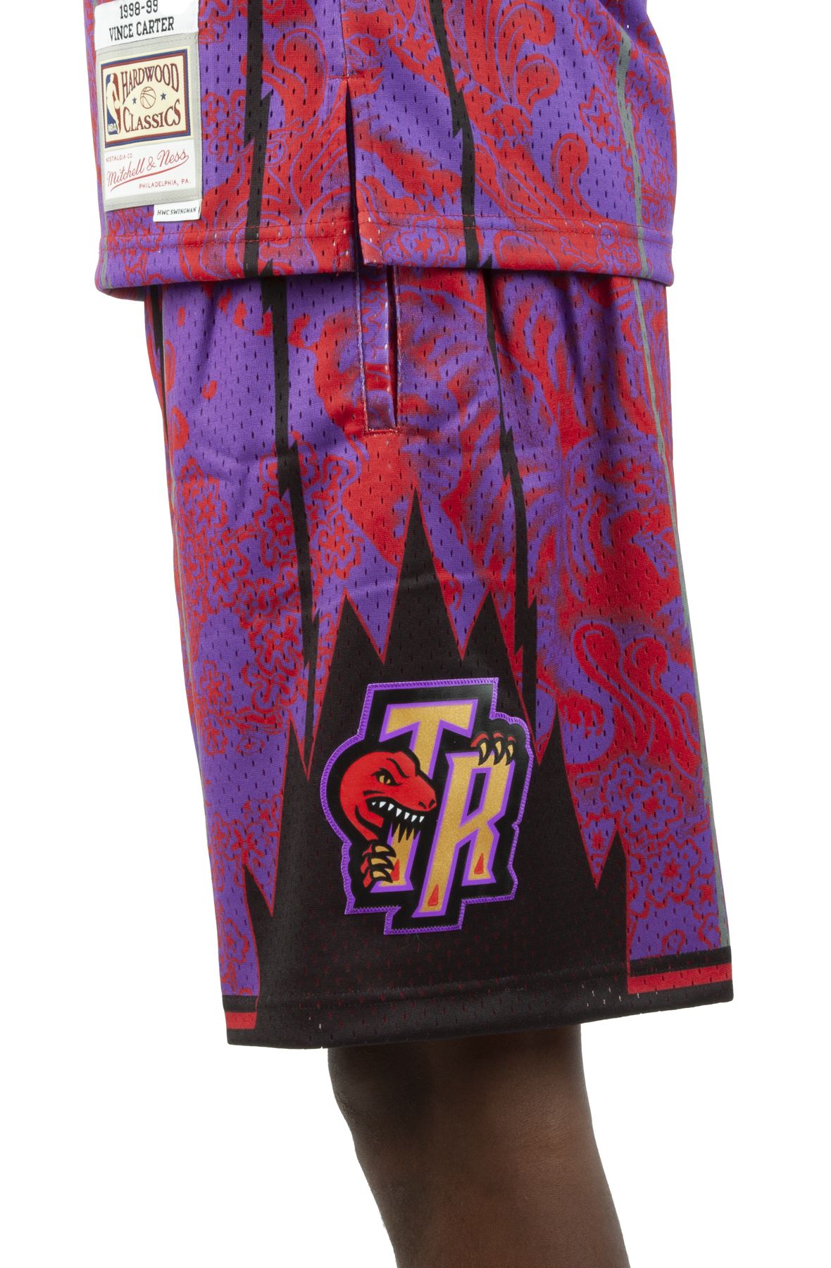 mitchell and ness raptors swingman shorts