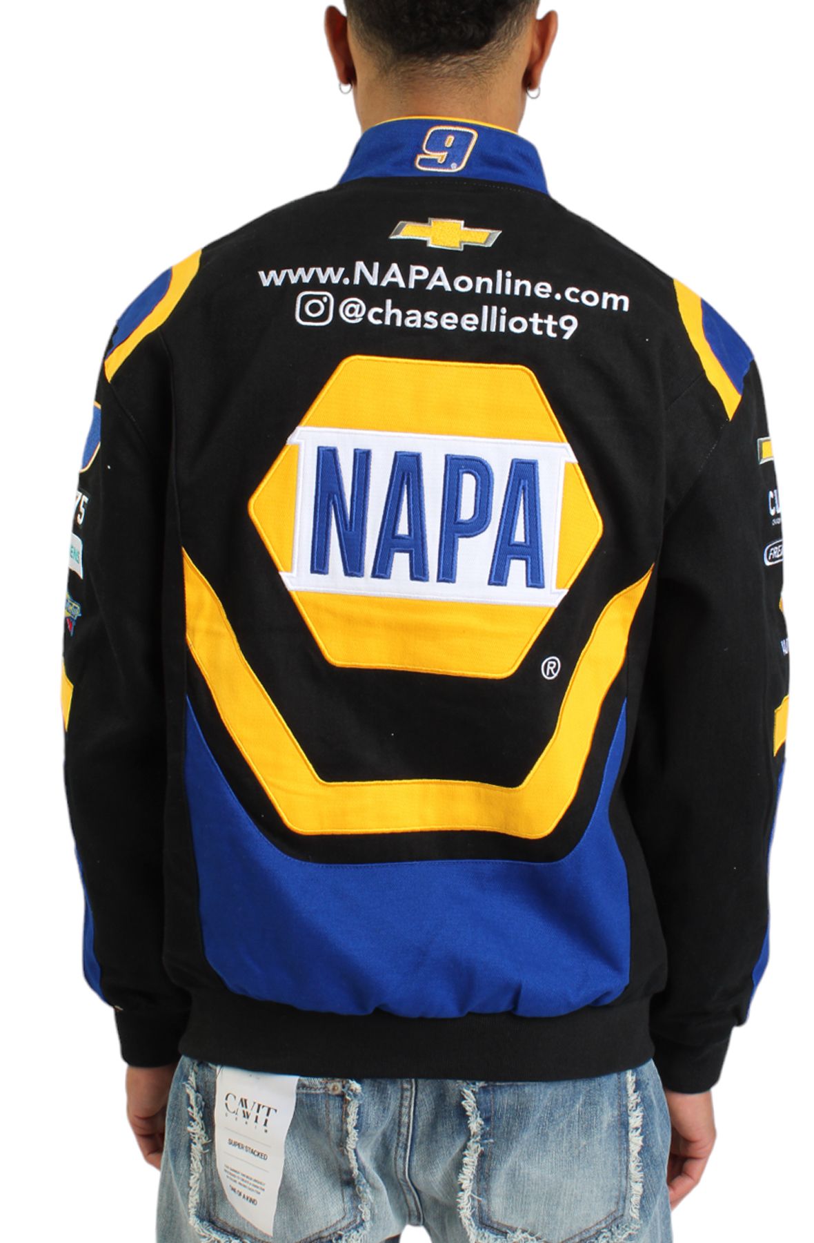 NASCAR JHデザイン NAPA レーシングジャケット CHASE XXL NASCAR Jh Design Chase Elliott Napa Racing Jacket Men's Large | eBay