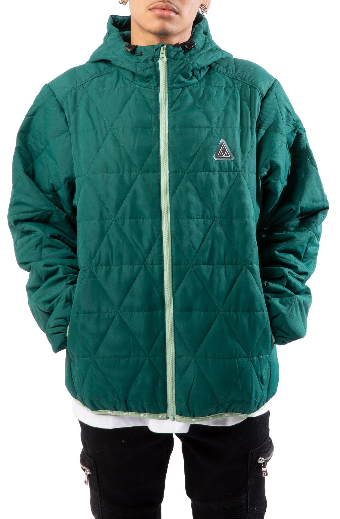 HUF Polygon Quilted Jacket JK00312-SYC - Shiekh