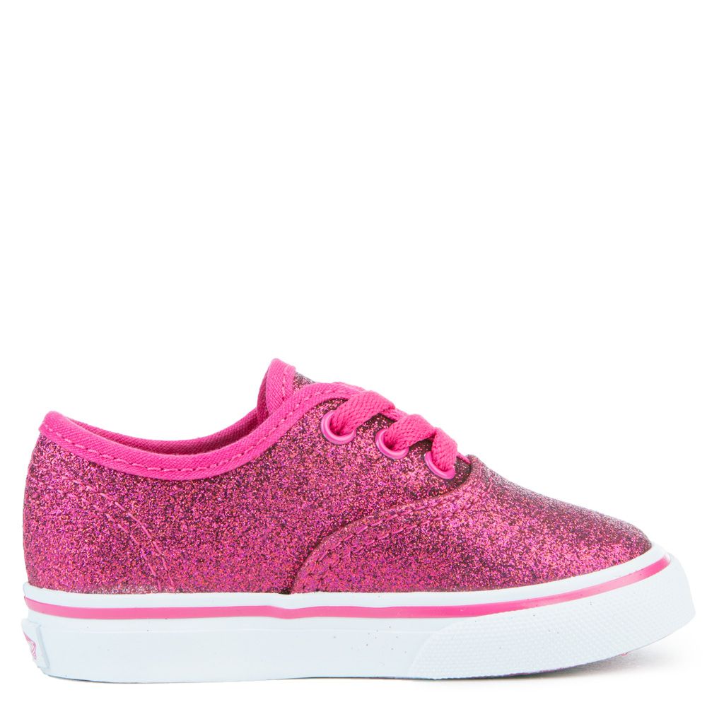 red glitter vans toddler
