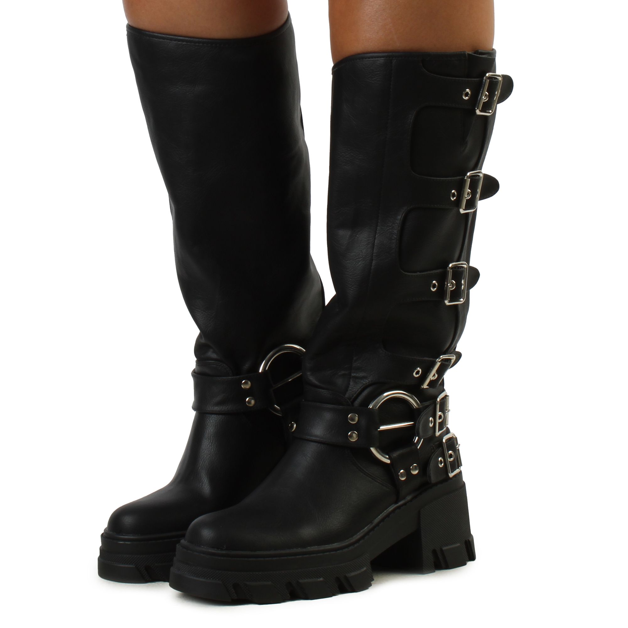 CC APPAREL AND DESIGN, INC. Buckle Up Now Boots BUCKLE UP