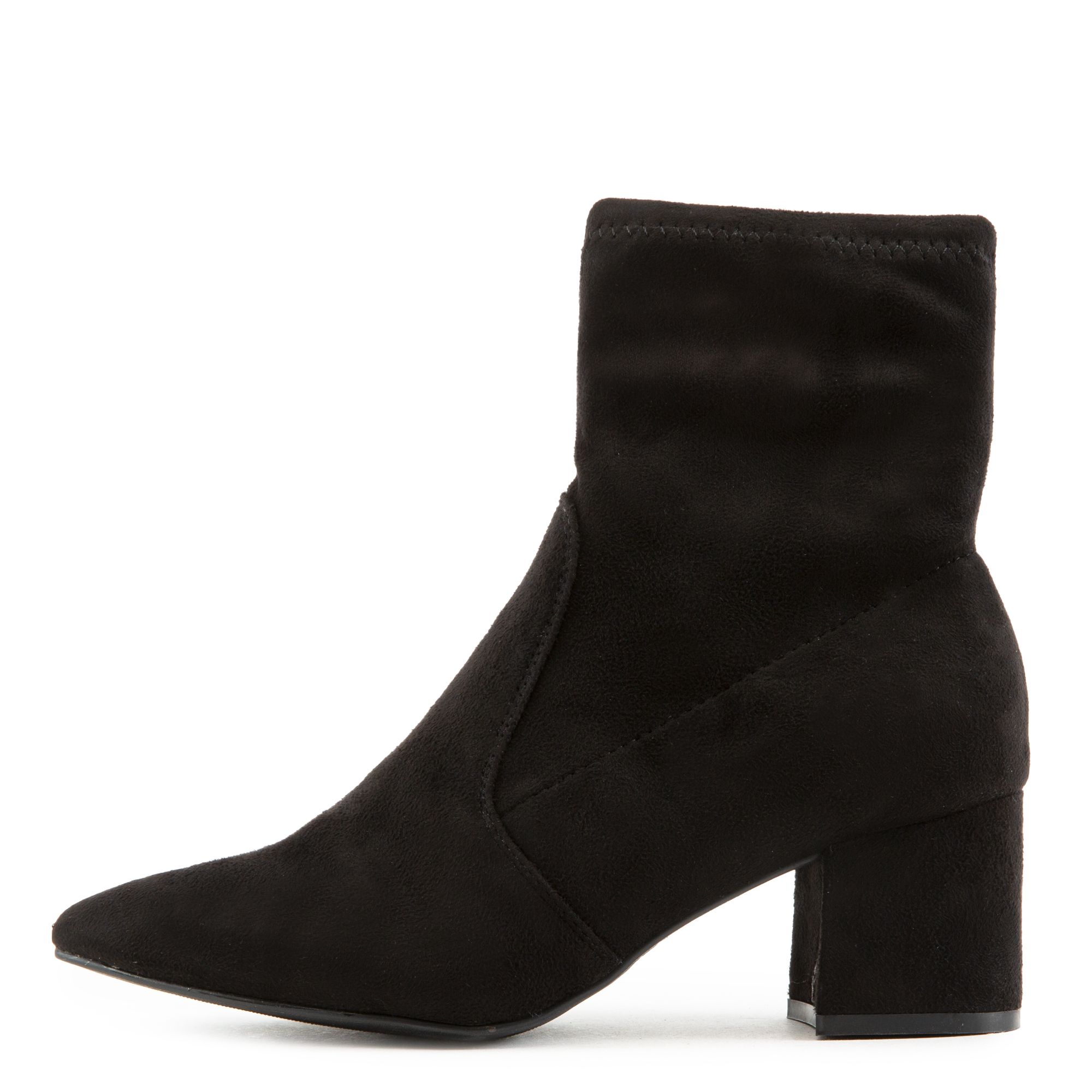 BAMBOO Rapid-07 Ankle Heel Booties JPM RAPID-07-BLKFS - Shiekh