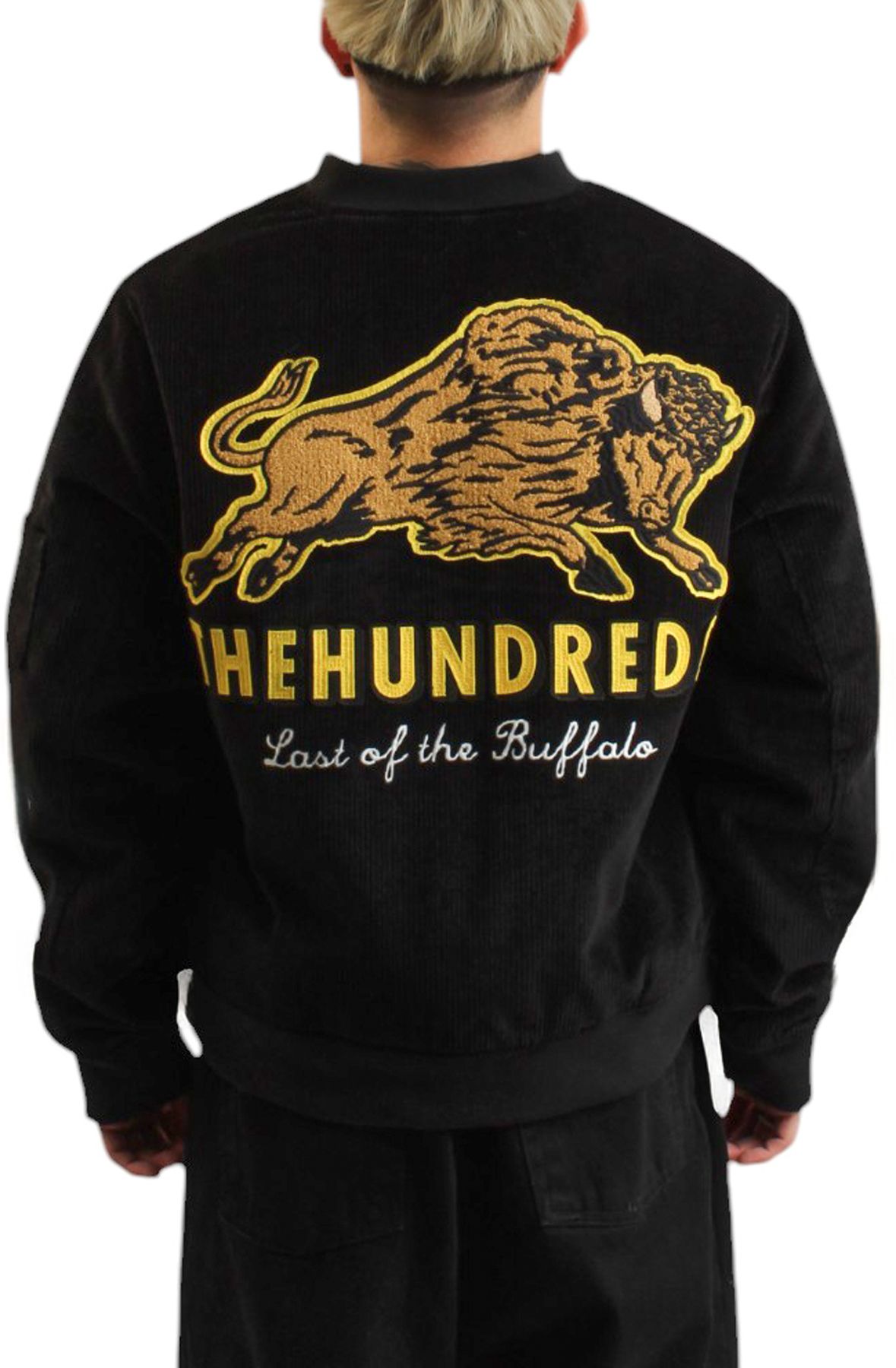 THE HUNDREDS Buffalo Bomber Jacket T25P103006BLK - Shiekh