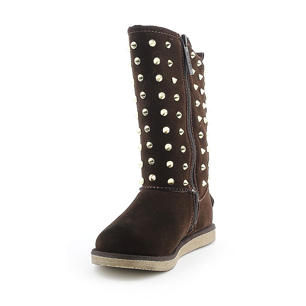 flat boots with studs