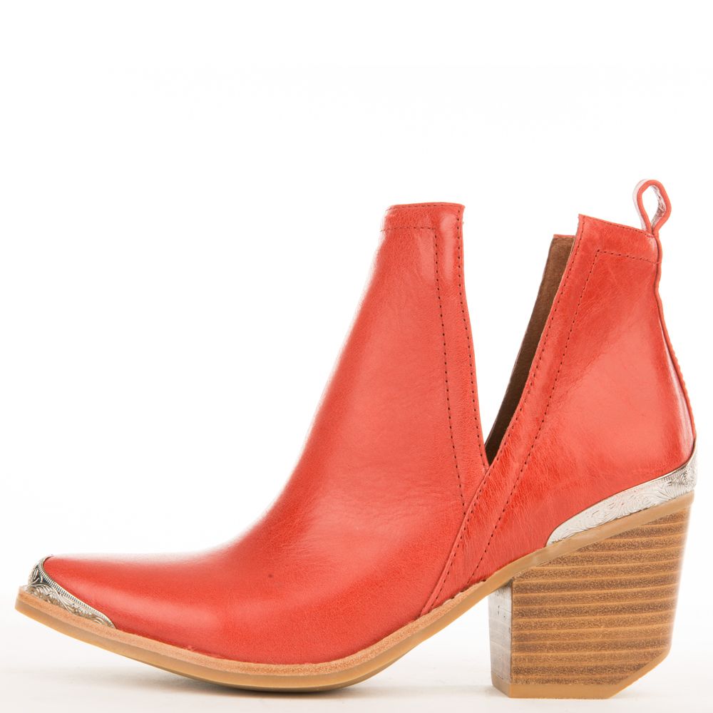 JEFFREY CAMPBELL Jeffrey Campbell for Women: Cromwell Leather Western